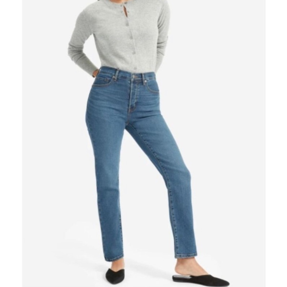 Everlane High-Rise Cigarette Stretch Jean Slim Straight Jeans Size 23 NWT